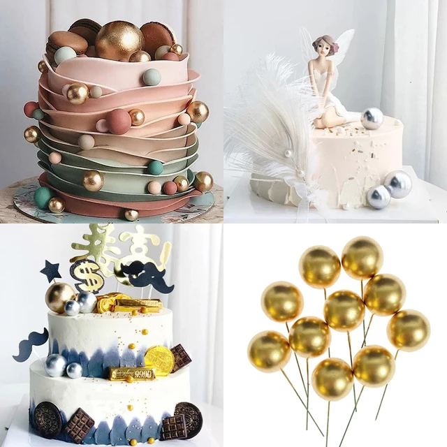 Share more than 144 silver ball cake decorations vova.edu.vn