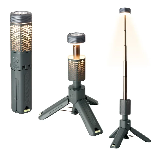 2024 new Camping light Telescopic and Collapsible Camping Lanterns with 2 Light Sources Mobile Lighting 10500mAh Flash Light 1