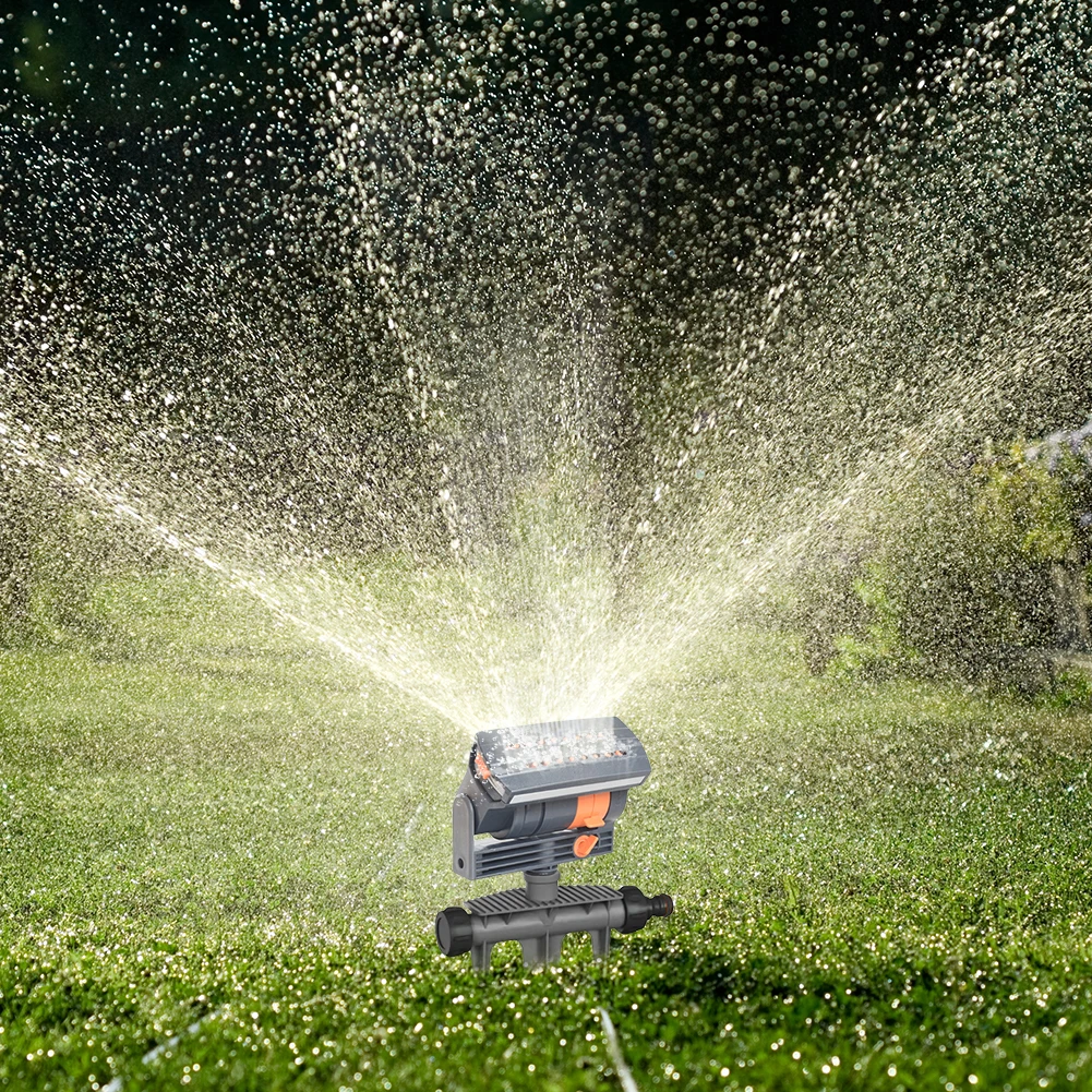 Oscillating Sprinkler Automatic Garden Sprinkler Adjustable Flow Lawn Swing Sprinkler Watering Device for Plants Grasses Flowers