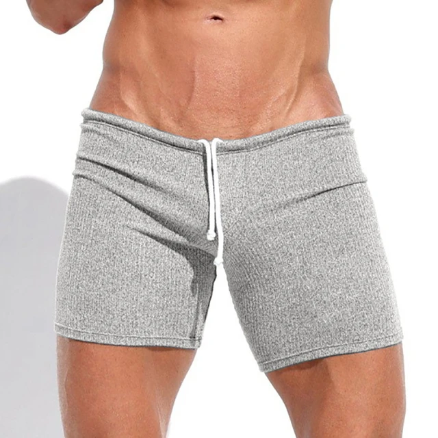 Short d'été pour hommes, décontracté, respirant, avec cordon de serrage, couleur unie, pour course à pied et sport, surf, plage, vacances, nouvelle collection 2025 1