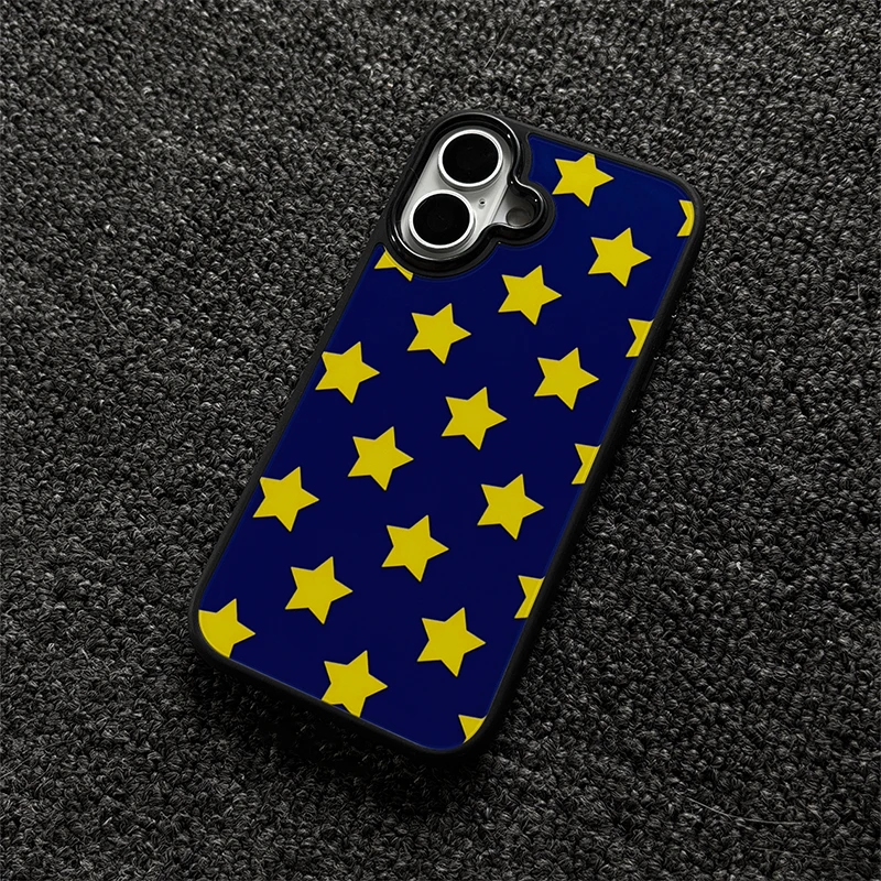 Deep Blue Starry Night Shockproof Silicone Phone Case