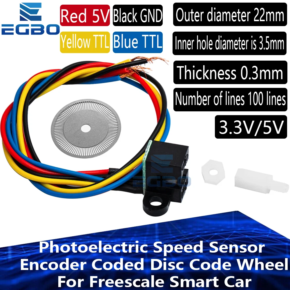 1-10PCS-EGBO-Photoelectric-Speed-Sensor-Encoder-Coded-Disc-Code-Wheel ...