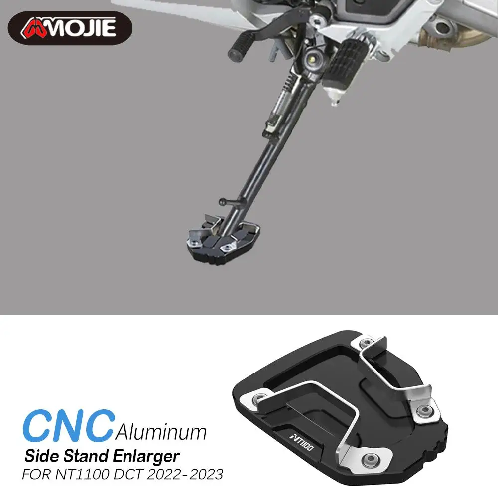 Motorcycle Accessories For Honda Nt1100 Nt Nt 1100 Nt1100 Dct 2022 2023 Foot Side Stand Extension Kickstand Enlarger Pad Plate