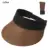 Fashion Casual Straw Cap Visors Summer Empty Top Suncap Portable Foldable Magic Tape Roll-up Beach Hat Wide Brim Women Sun Hat 11