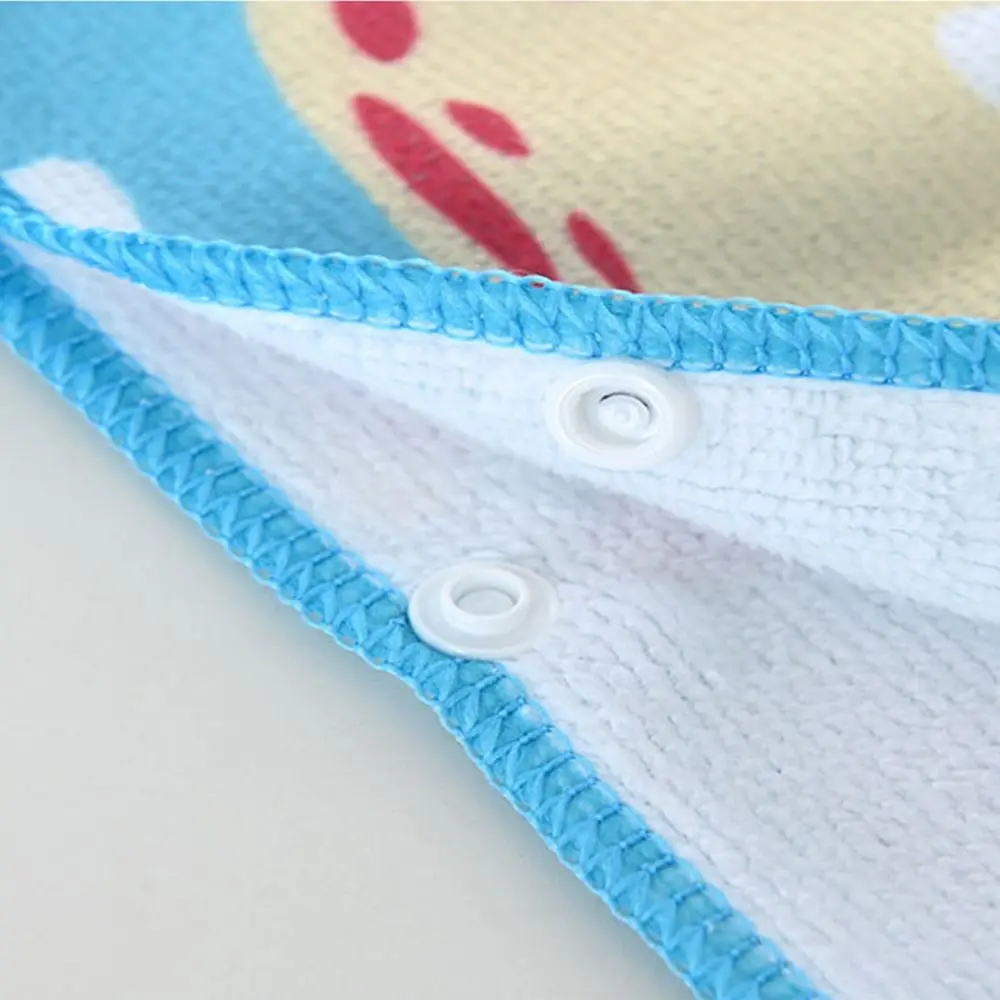Kids Beach Towel Hooded Cloak Poncho Bathrobe Swim Washcloth Beach Shark Pattern Quick Dry for Summer Swim Towel