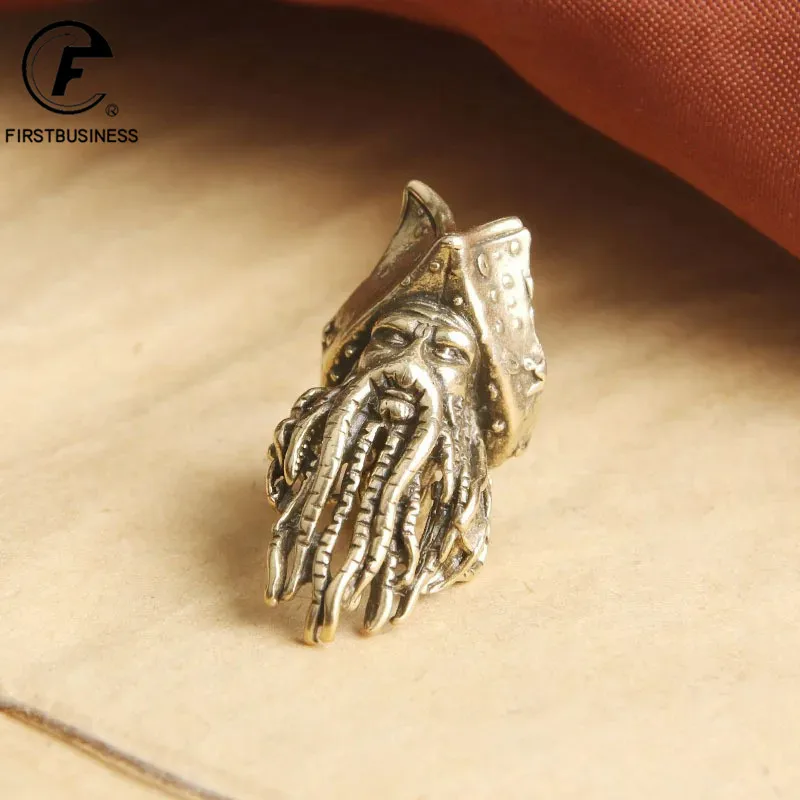 Figurine de Pirate en laiton Antique, décoration de bureau, jouet