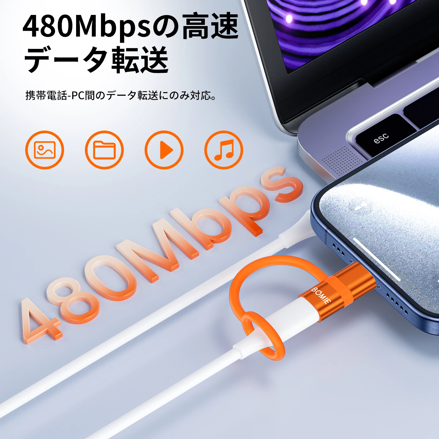 Dual Pack Lightning to USB-C Fast Charging Adapters