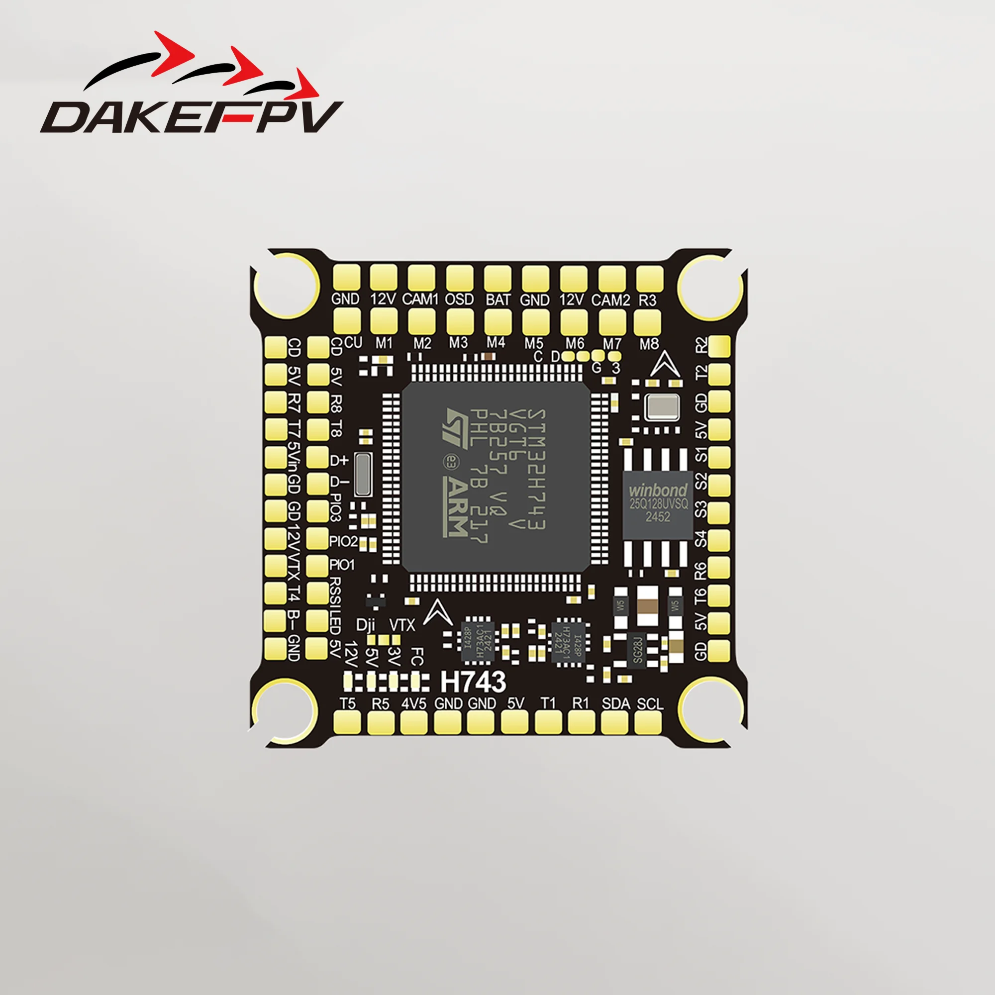 ESC 12S 70A + H743 Flight Controller Stack pour FPV Drone