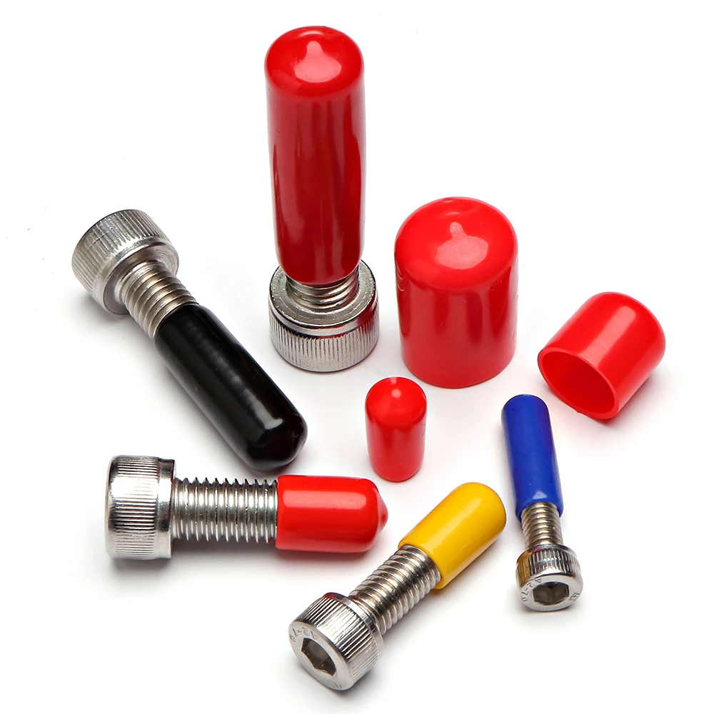 Gummikappe, Dichtungen, Muttern, Silikonhülse, Stopfen, Stopfen, weiche Abdeckung, Endkappen, Gewindeschutz, Kunststoff, Blindschutz, Schutzdeckelstopfen – Detail 18
