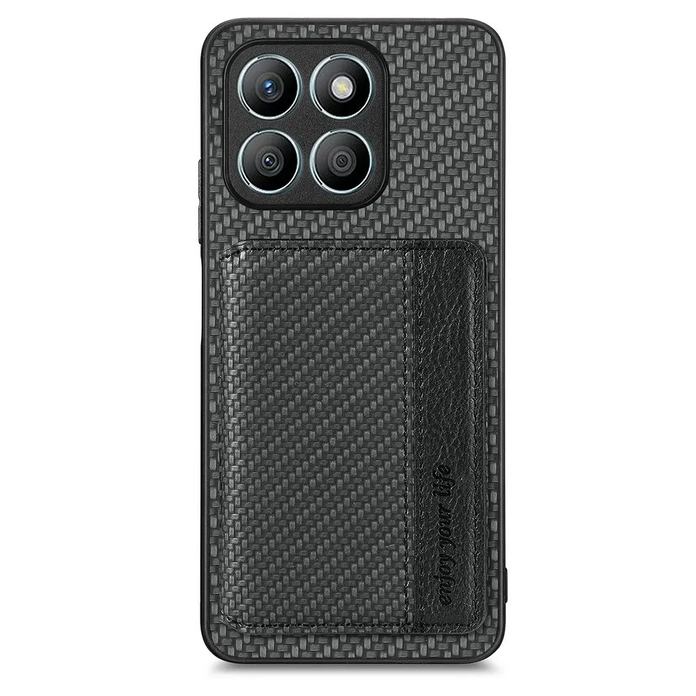 Anti-Theft Leather Phone Case with Magnetic Card Cover