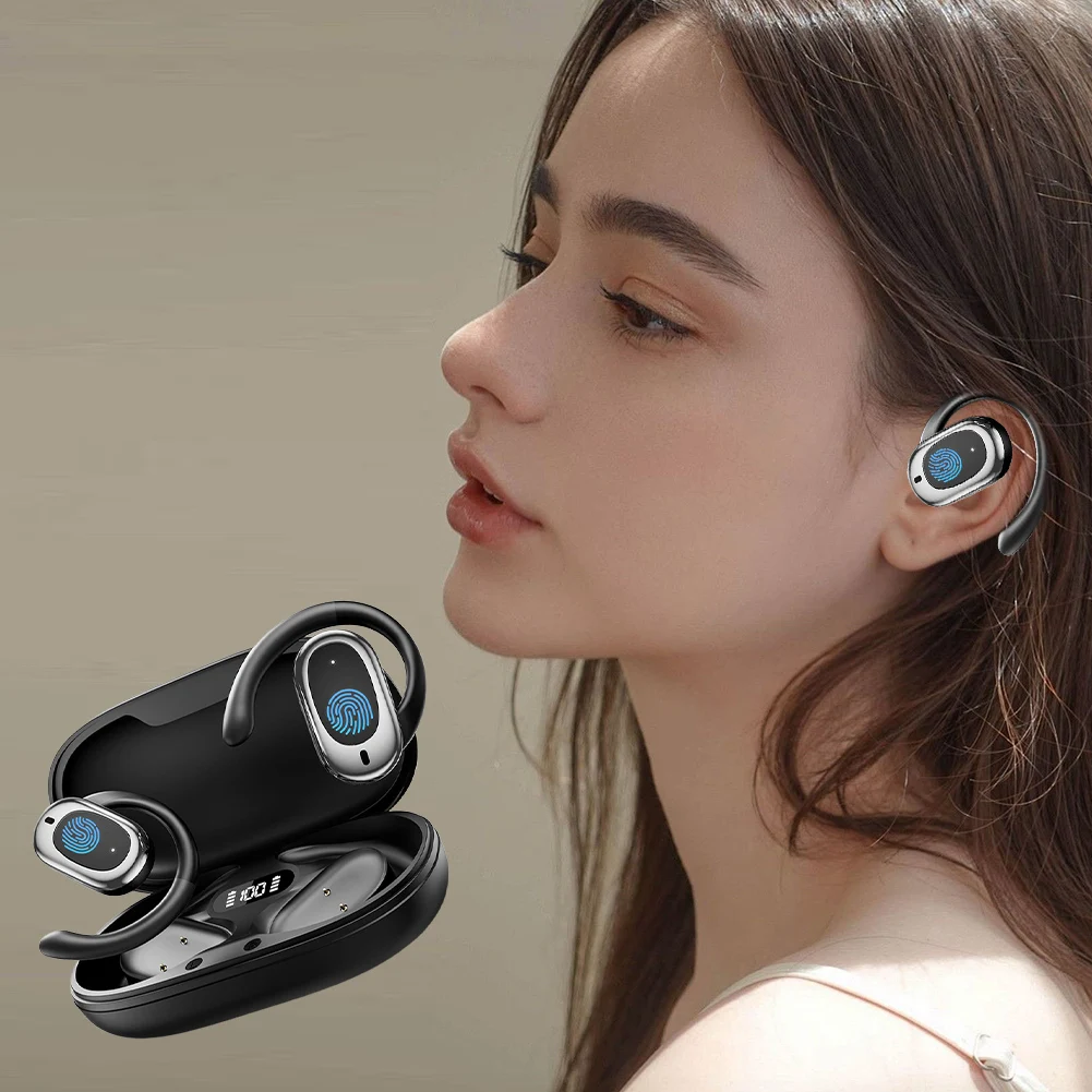 Bluetooth-Compatible TWS AI Translator Earbuds Adjustable Language Translator Earphone 3-in-1 Real-Time Translation Headphones translator earbuds voice translator language translator translator earphones translation headset