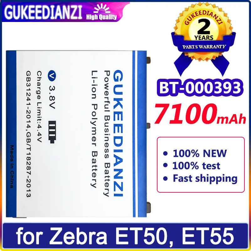 

GUKEEDIANZI Battery BT-000393 7100mAh for Zebra ET50 ET55 Batteries