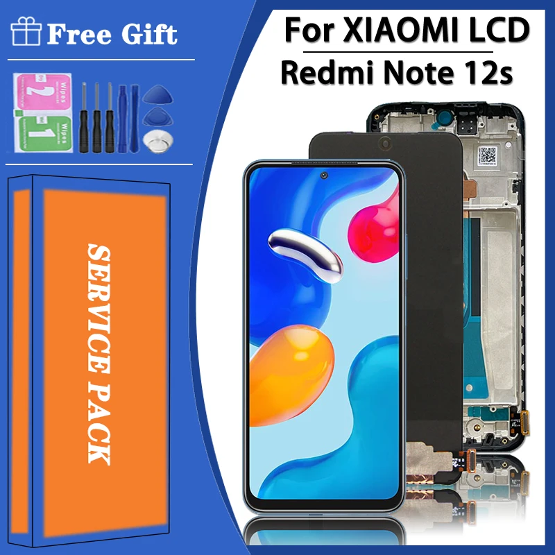 6-43-Super-AMOLED-For-Xiaomi-Redmi-Note-12S-LCD-2303CRA44A-Display ...