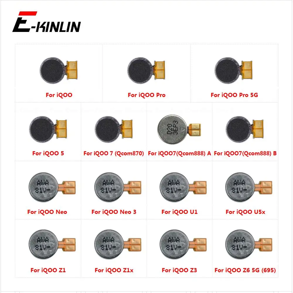 

Гибкий кабель с вибрацией для Vivo iQOO Pro 5 7 Neo 3 U1 U5x Z1 Z1x Z3 Z6 модуль вибрации