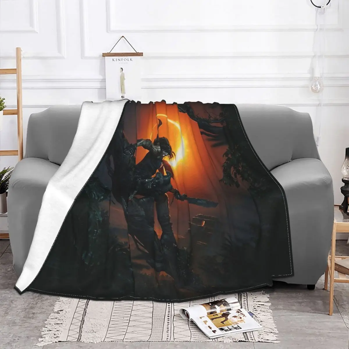 Tomb Raider Jonah Maiava Game Blankets Coral Fleece Plush Decoration Bedroom Bedding Couch Bedspread