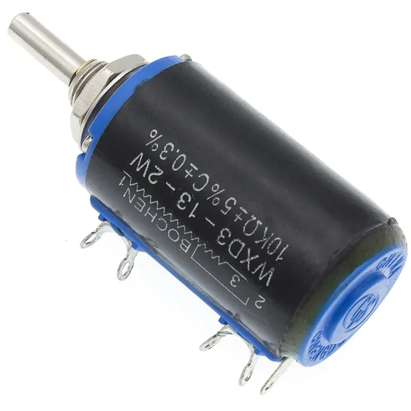 Lotto 5 Potenziometri Multigiro WXD3-13-2W 100 Ohm - Nuovi Componenti Elettronici