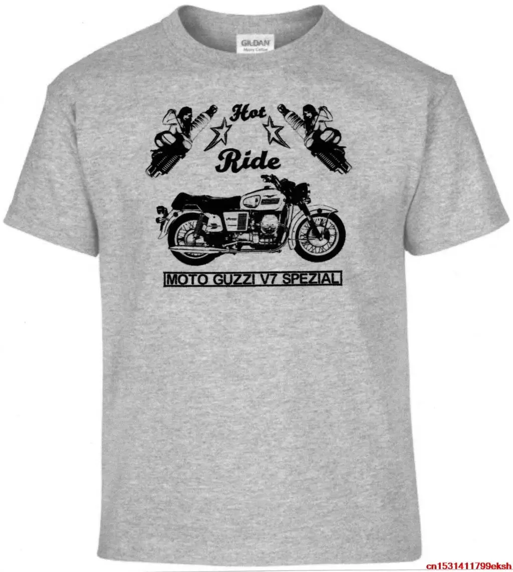 T-Shirt, Moto Guzzi V7 Special, Pinup, Moto, Bici, Oldtimer, Youngtimer
