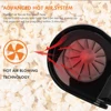 Electric Popcorn Makers Hot Air Popper Maker Automatic Fast Popcorn Machine 2L Capacity for Home Movie Time Kids Christmas Gift 2