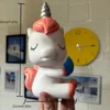 Cartoon Rainbow Unicorn Piggy Bank Creative Printed Resin Animals Horse Coin Money Saving Boxes Lovely Decoration Gift For Kids 2