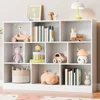 Open Shelf Bookcase, 10 Cube Storage Organizer with Anti-Tilt Device, Freestanding Horizonta Bookshelf Cube Shelf for Bedroom 2