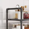 Multi-Layers Simple Storage Shelf Standing Countertop Seasoning Oven Shelf Kitchen Microwave Racks Kitchen Organizing Racks 5