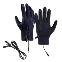 Heated Work Gloves USB Rechargeable Touchscreen Gloves Non-Slip Winter Gloves With Zipper Design Ice Fishing Gear For Men Women 1