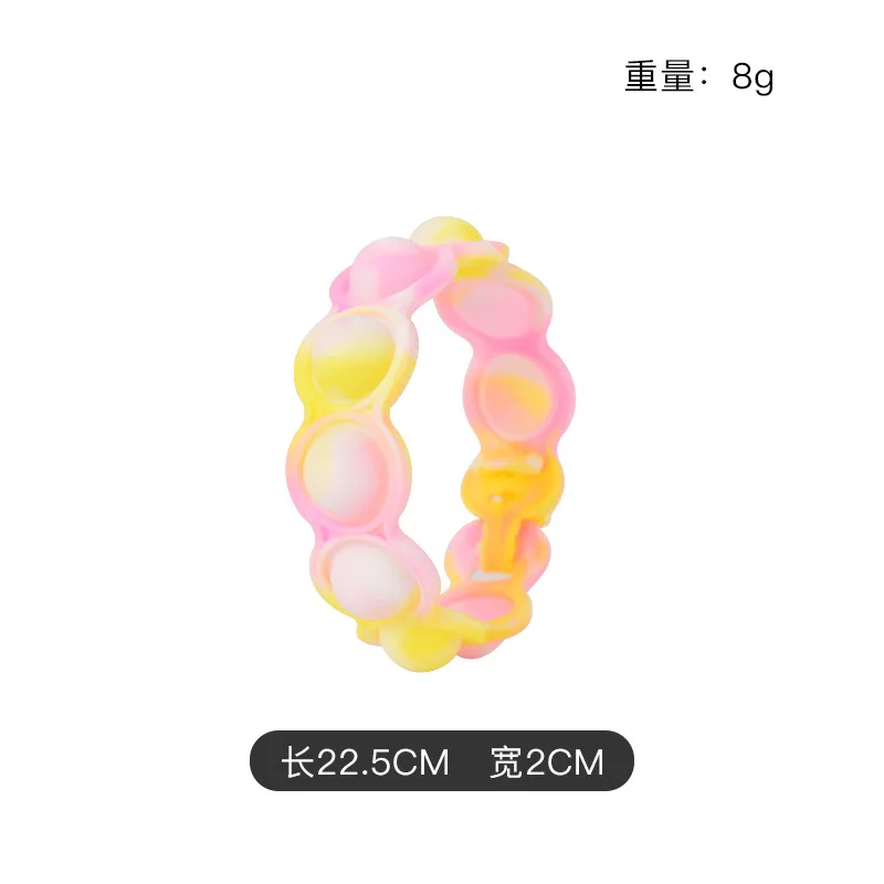 dna ball fidget toy Pops Fidget Toys Bracelet Squishy Simple Dimple Its Anti Stress Relief Colorful Silicone Anxiety Sensory for Autism Children banana fidget toy Squeeze Toys