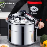 Autocuiseur Commercial 50L épaissi grande capacité cuisinière à Induction à gaz universel antidéflagrant autocuiseur domestique 5