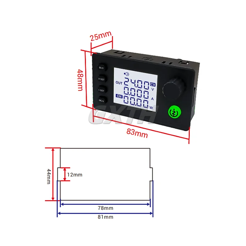 cnc dc buck boost converter estabilizador de voltagem 05