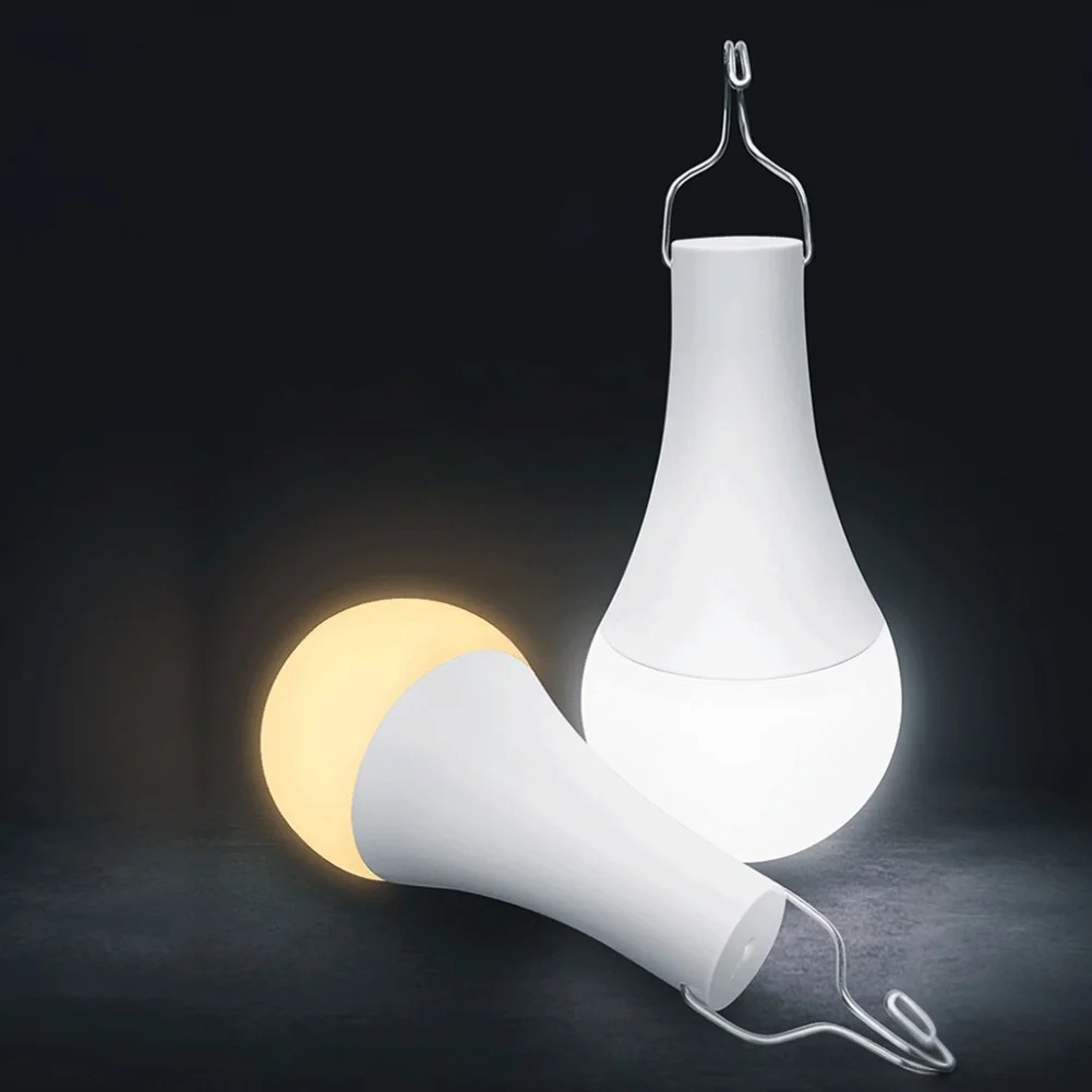 Type C Rechargeable Light Bulbs Portable LED Tent Light Bulbs Hanging LED Bulb Hanging Tent for Outdoor Camping