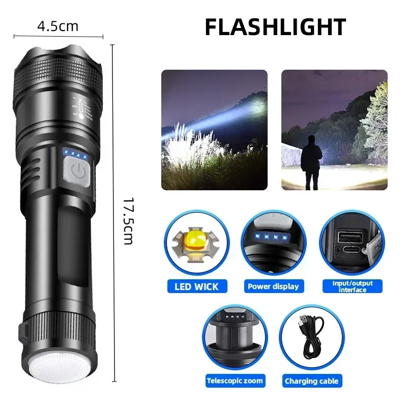 Ultra Bright P70 LED Tactical Flashlight 2