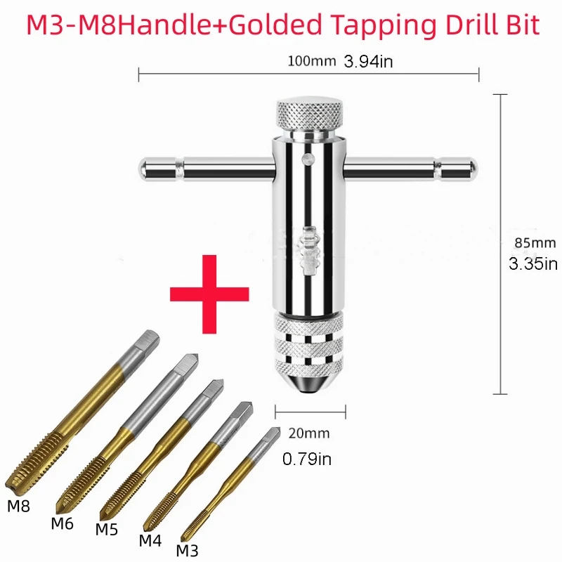 M3-M8 Gold Set
