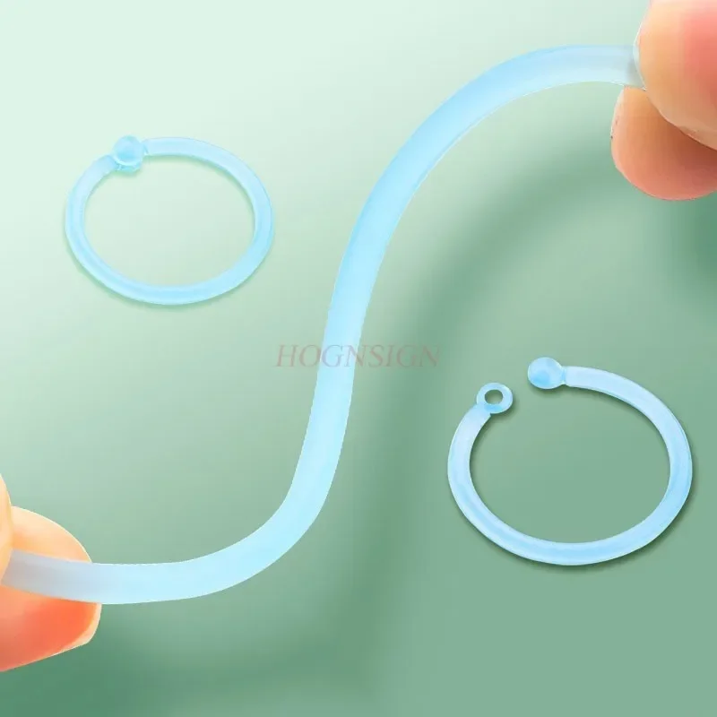 투명 컬러 루즈리프 링, 루즈리프 클립 링, 코일 링, 바인딩 링, 탈부착 가능한 플라스틱 링, 펀칭기