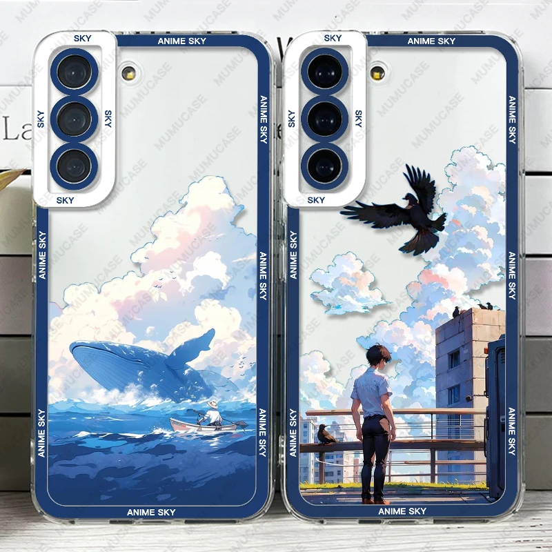 Anime Sky Soft Cover Phone Case