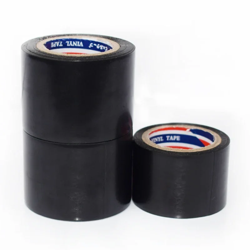 Description Picture 5 of item1 Roll Black Vinyl PVC Electrical Tape Wire Adhesive Insulation Tape Waterproof Self-adhesive Tape Dropshipping TSLM1 Adhesives