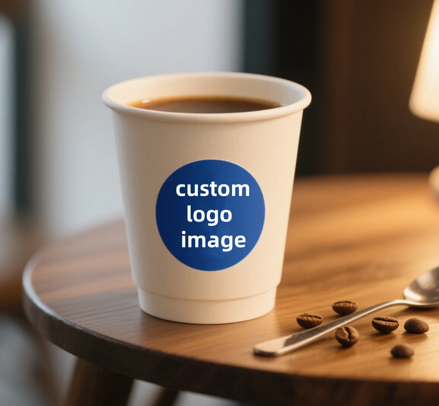 120PCS (10 Sheets) Custom Waterproof Vinyl Stickers – Personalized Coffee Cup Logo Labe... - SKU WVS12335 - UGI Packaging