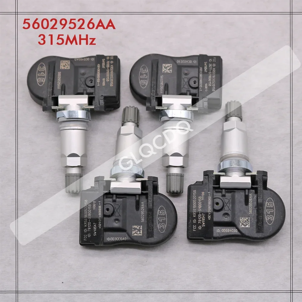 2005 2006 2007 JEEP GRAND CHEROKEE LIBERTY COMMANDER 315MHz 타이어 압력 센서 JEEP TPMS 모니터 56029526 AA 68078861 AA