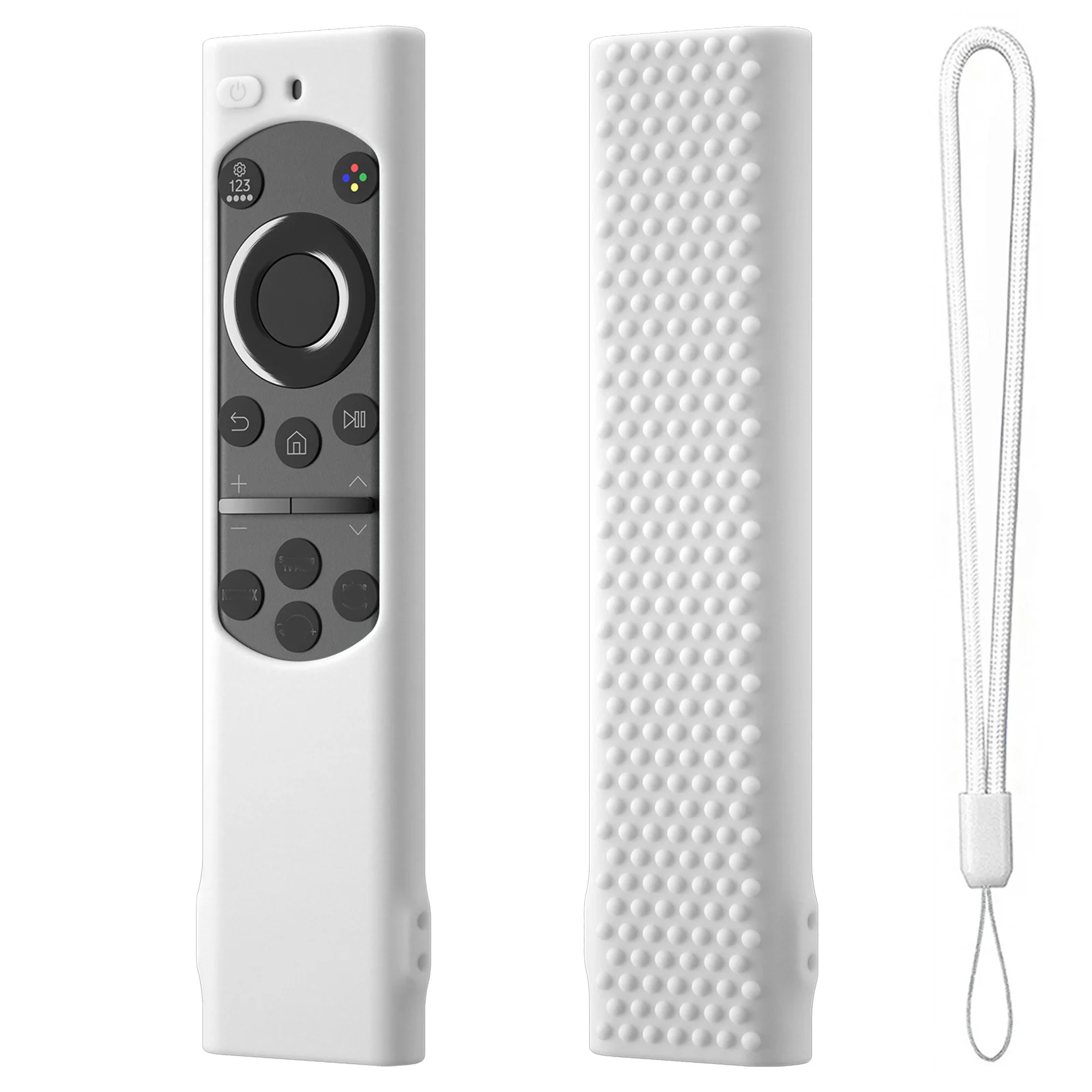 Silicone Remote Control Protective Cover for Samsung Smart TV Shockproof Controller Sleeve for TM2180E BN59-01385A RMCSPB1FP1