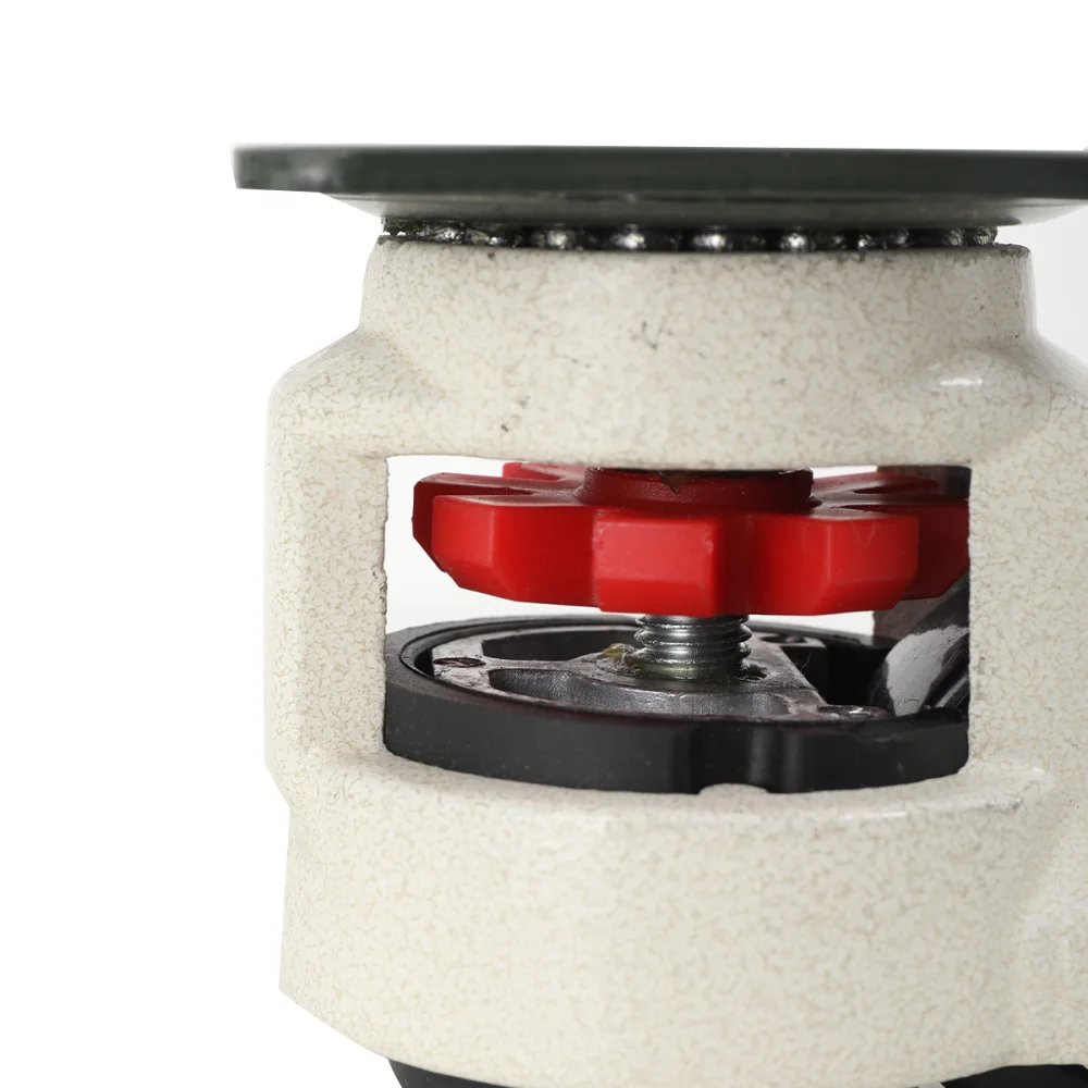 4pcs/Set Swivel Workbench Heavy Duty Machine Levelling Castors Wheels Total Load Capacity 1000kg