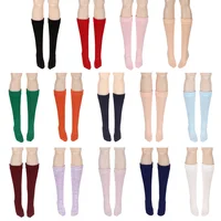 Fashion Doll Socks 1/6 Doll Stockings Clothes Accessories Candy Color Middle Tube Socks For 30CM BJD Dolls Accessories Kids Toys 1