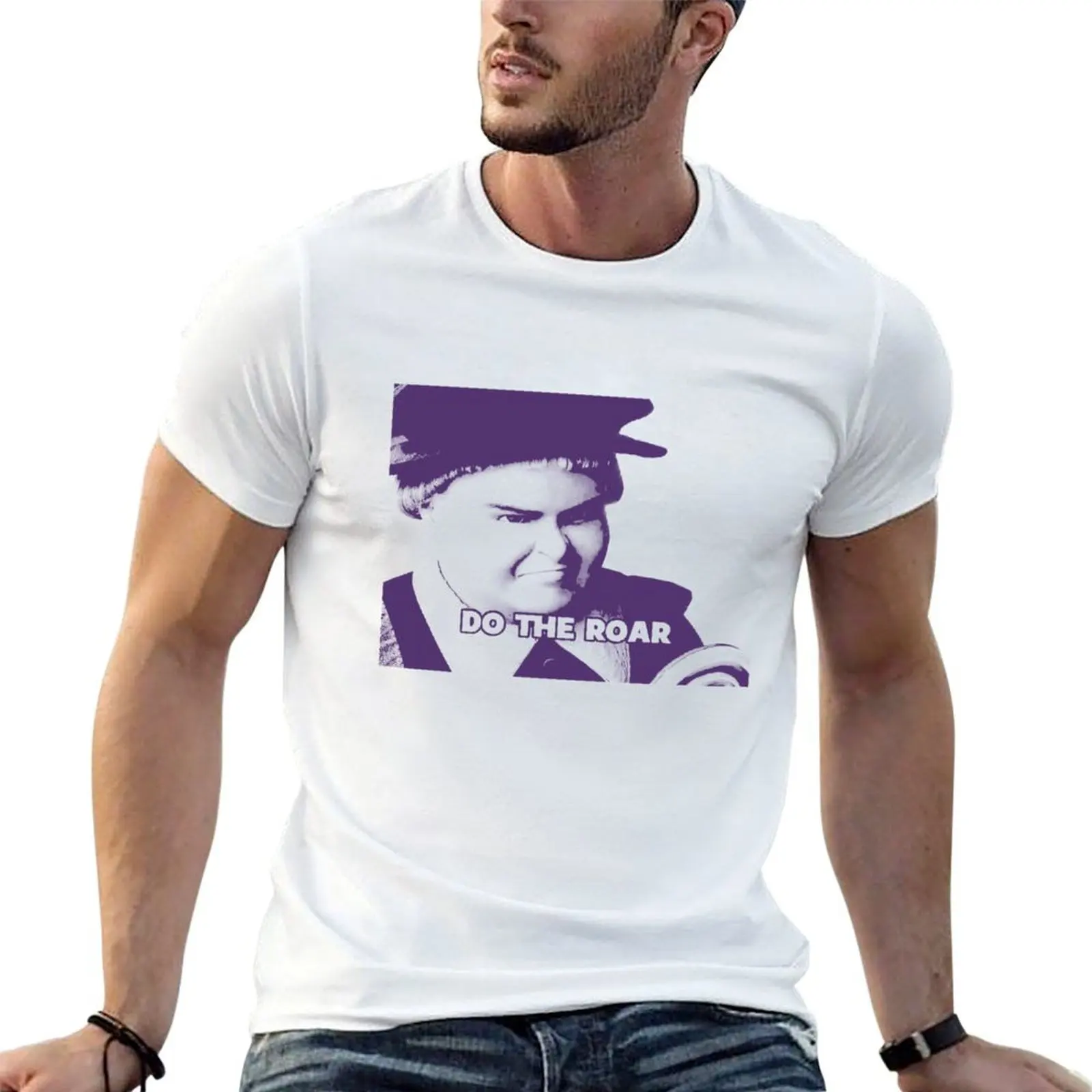 

DO THE ROAR T-shirt tees summer tops mens graphic t-shirts hip hop