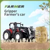1/24 2.4G RC Farmer Toys Set Tractor Trailer with LED Headlight Remote Control Car Truck Farming Simulator for Children Kid Gift 3