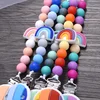BPA Free Cartoon Silicone Baby Nipple Holder Clip Infant Teether Beads Pacifier Chain Nursing Chew Toys Gifts Soother Chain 4
