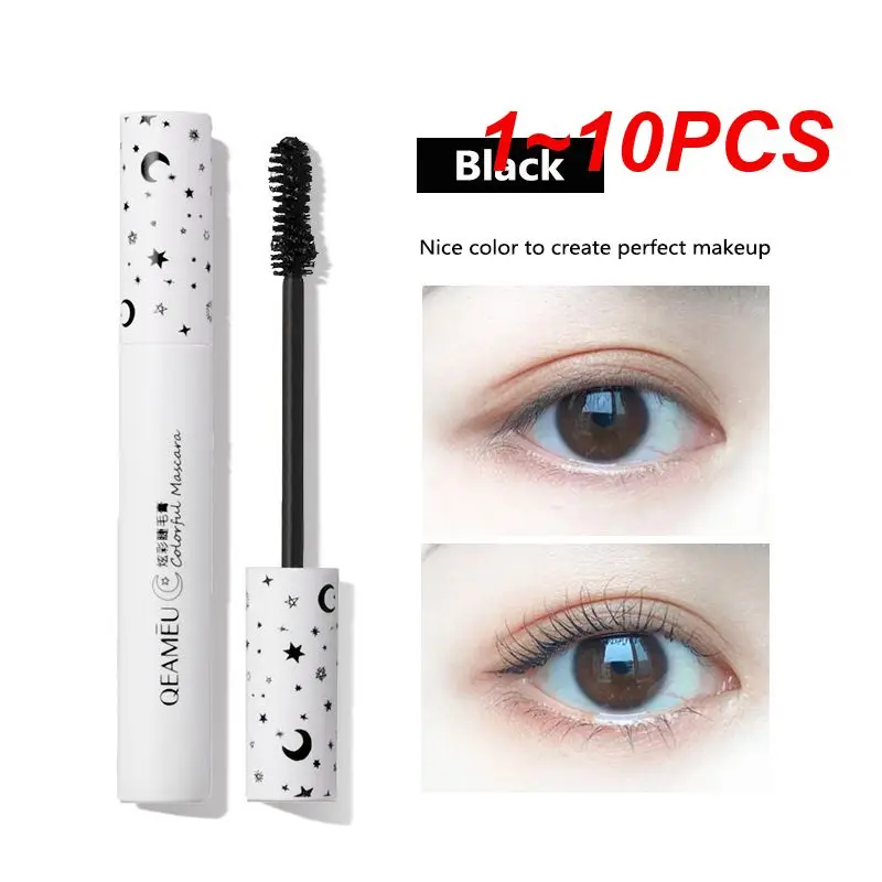 

1~10PCS New 4 Color Sexy Dazzle Lash Color Mascara Natural Roll Warped Four Colors Durable Finish-free Soft Mascara Eye Makeup
