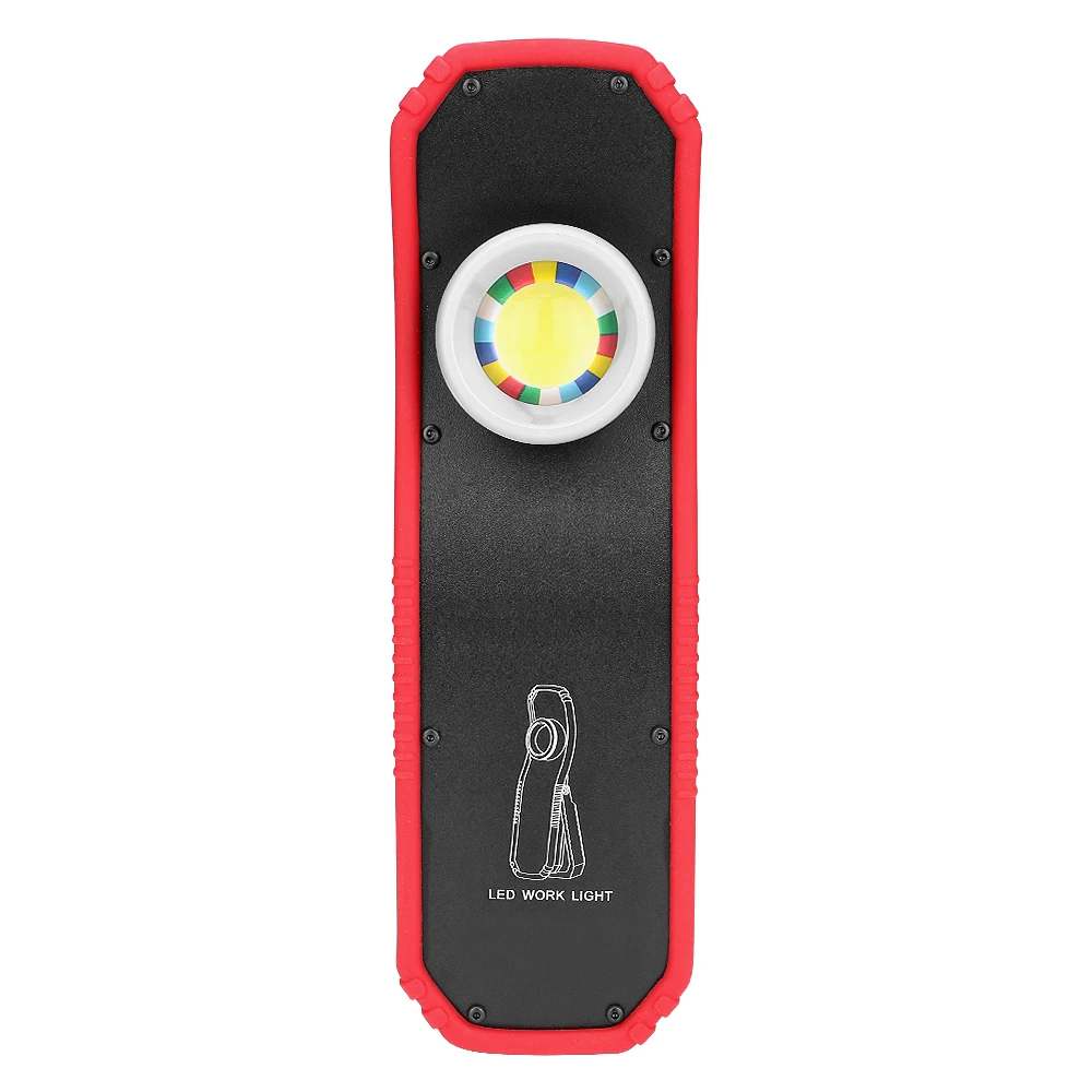 휴대용 LED COB 손전등 토치 USB 충전식 마그네틱 랜턴 캠핑 교수형 후크 램프 높은-낮은 모드 조명 작업 조명