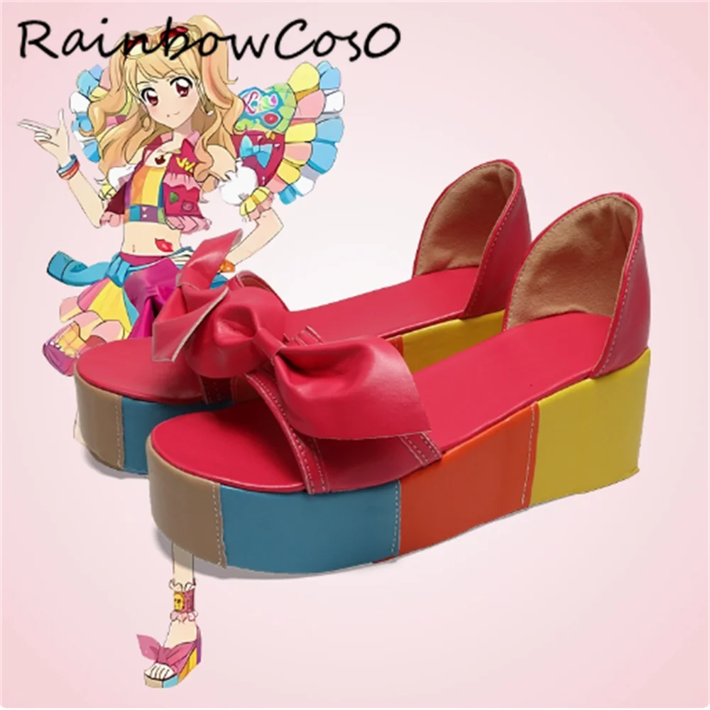 Natsuki Boot Natsuki Mikuru Aikatsu! Series Cosplay Shoes Boots Game Anime Halloween ...