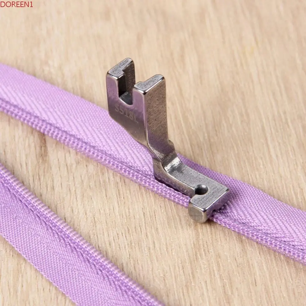 Steel Unilateral Invisible Zipper Presser Foot for Sewing Machines