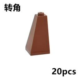 Creative Educational Building Block Roof Tile Slope - Thick Figure Assembly Toy Set (3685 - 2x2x3 - C)