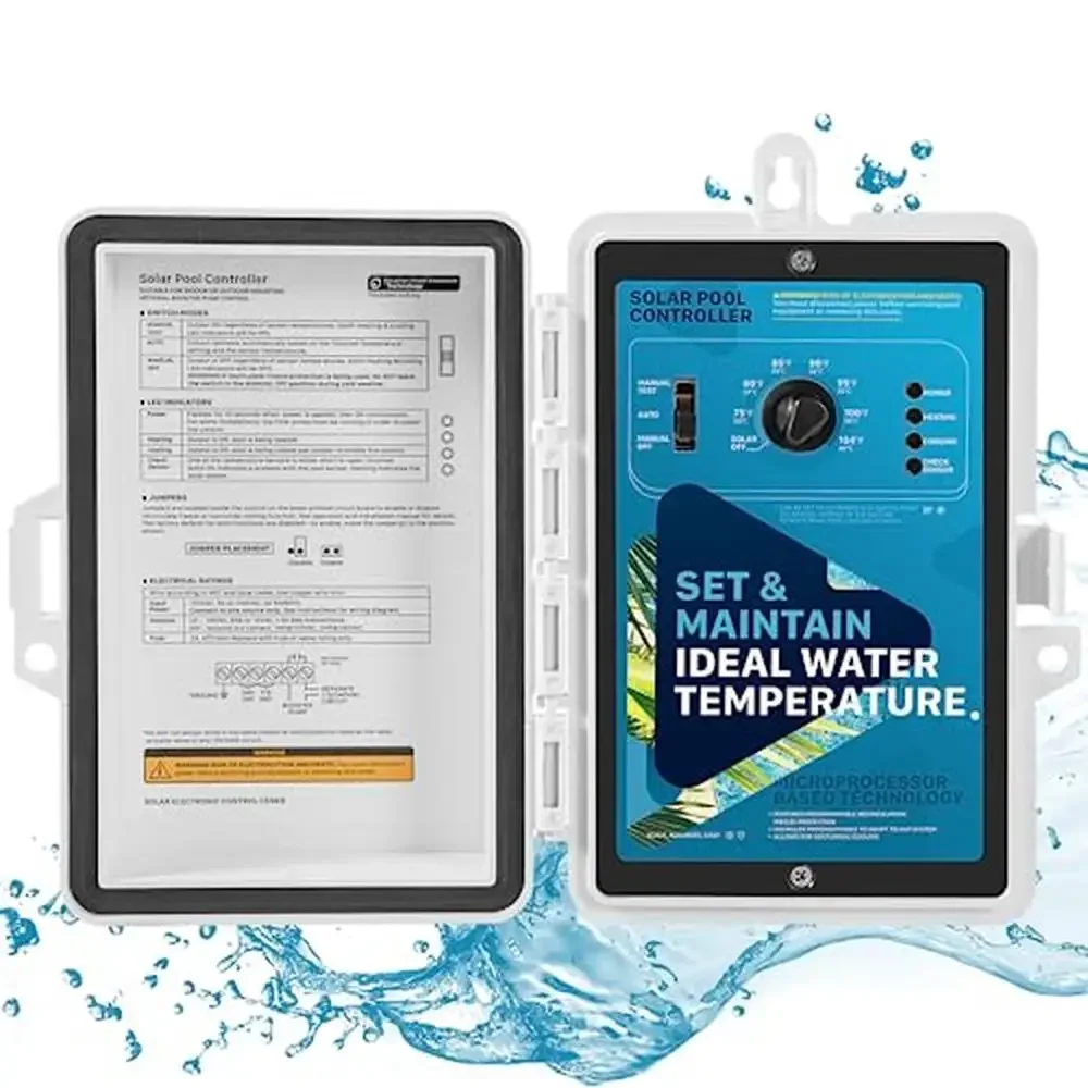 Pool Solar Temperature Controller GL-235 Aqua Solar Pool Control 12/24VAC 120/240VAC Output Spa Hot Tub Heating Cooling