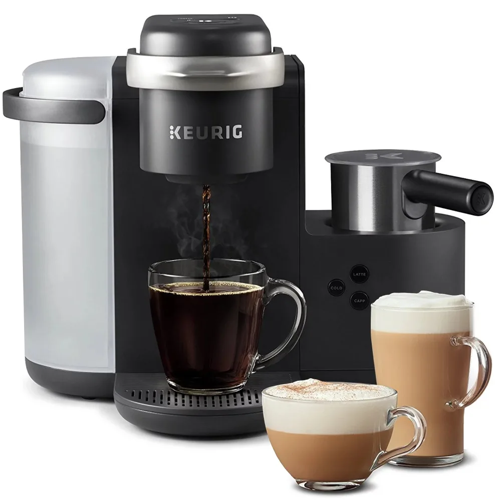 

Keurig K-Cafe Single Serve K-Cup Coffee Maker, Latte Maker and Cappuccino Maker, Dark Charcoal